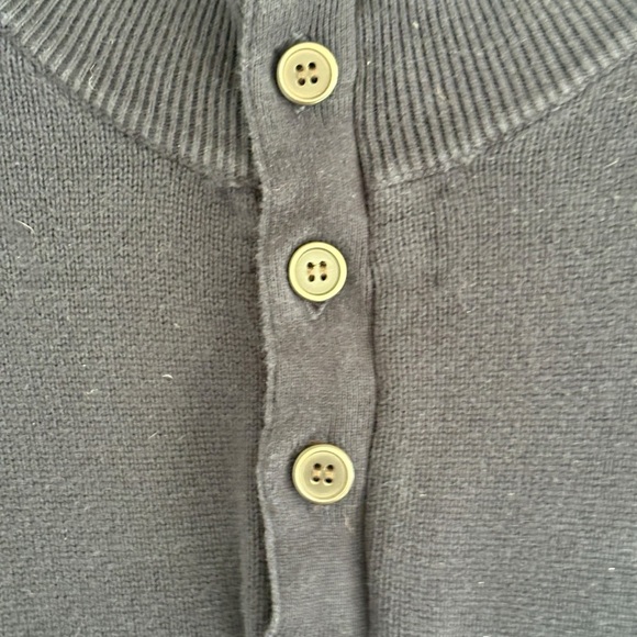 Refectory Mens Navy Sweater Size Large 100% Cotton - Picture 4 of 7